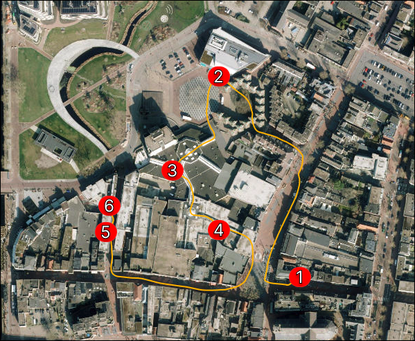 Routekaart Magische Winterwandeling